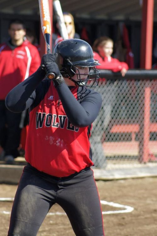Hailey Hammer, seen here on a sunnier day, collected Coupeville's lone hit Thursday. (Shelli Trumbull photo)