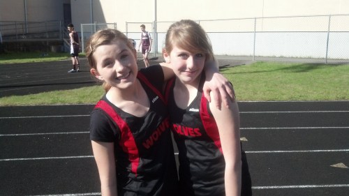 Valen Trujillo (left) and Lauren Grove.