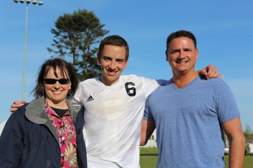 Tim Quinn and parents Joe and Patty.