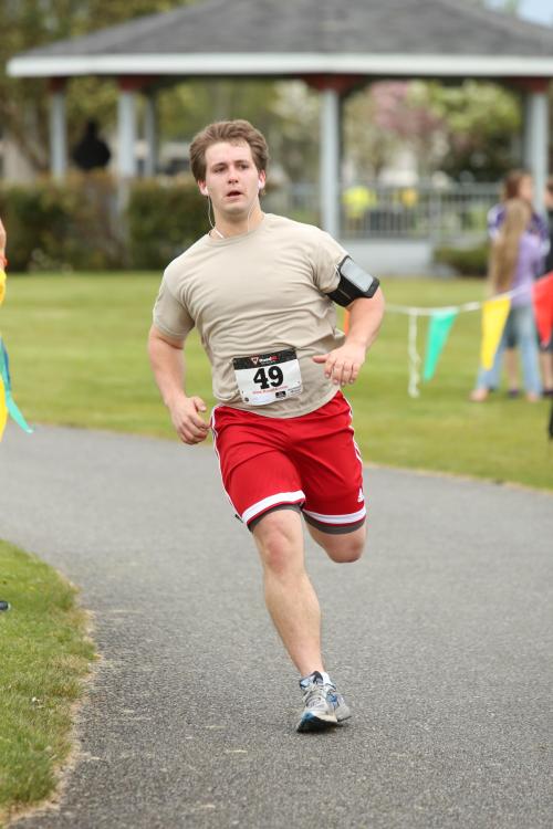 Kyle Jacobsen heads home.