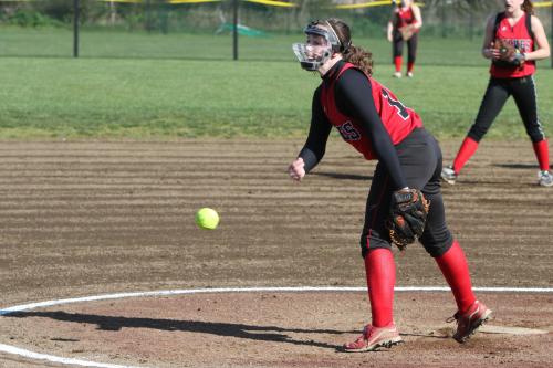 McKayla Bailey pitched strongly Tuesday. (John Fisken photo)