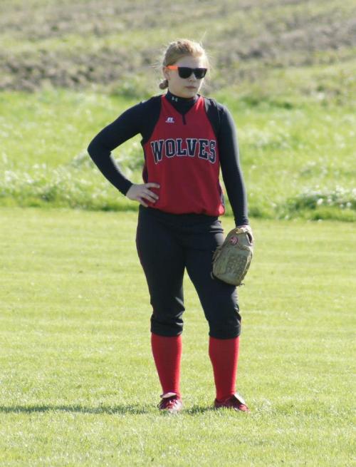 Madeline Strasburg at momentary rest. (Shelli Trumbull photo)