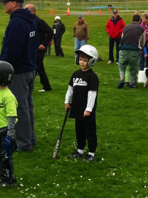 T-Ball and a future Buster Posey. (Kali Barrio photo)