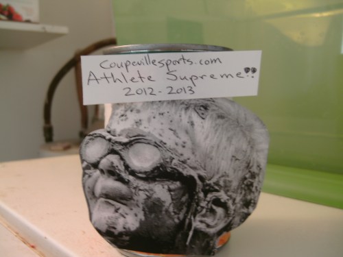 We really broke the budget on our trophy... 