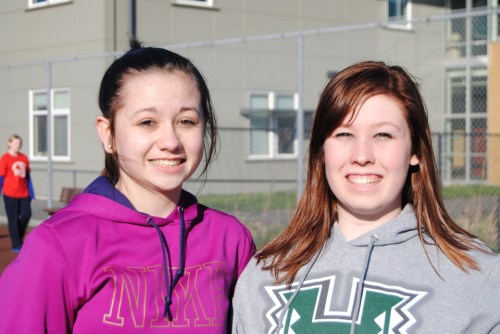 McKenzie Bailey (left) and Sydney Autio