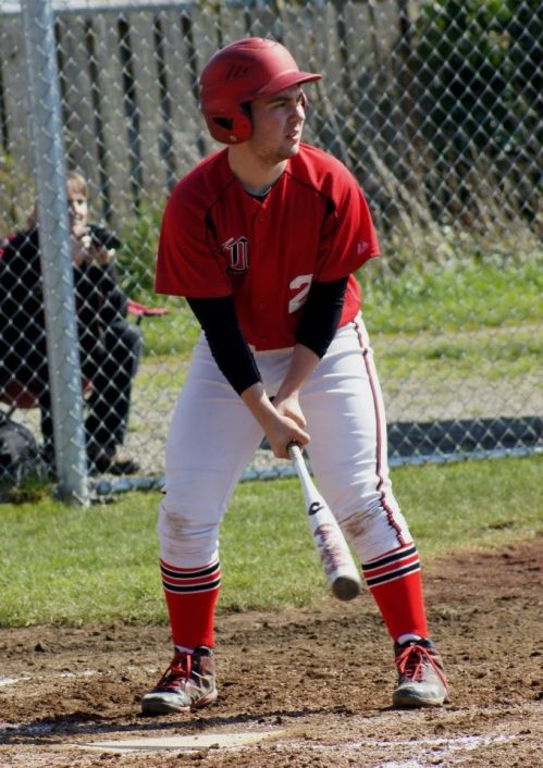 Drew Chan, the lone Wolf senior, crunched a single in his final at-bat on the CHS diamond.