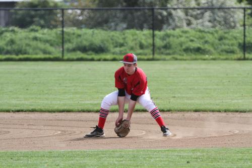 Josh Bayne makes a web gem.