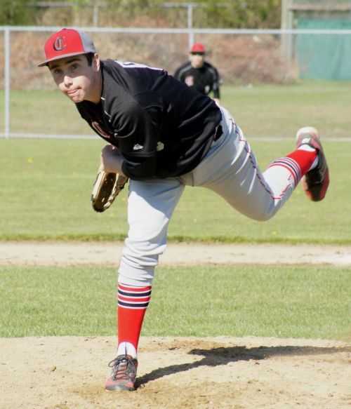 Aaron Trumbull delivers the heat. (Shelli Trumbull photo)