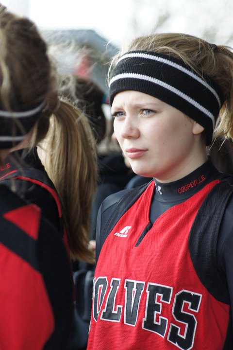 Breeanna Messner, Coupeville High School's only four-sport athlete.