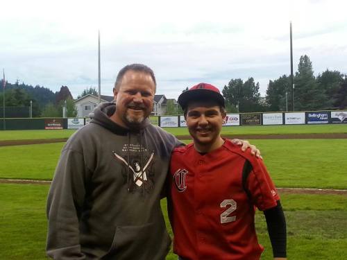 Wolf coach Willie Smith showed up to watch his senior star play one final time. (Chris Chan photos)