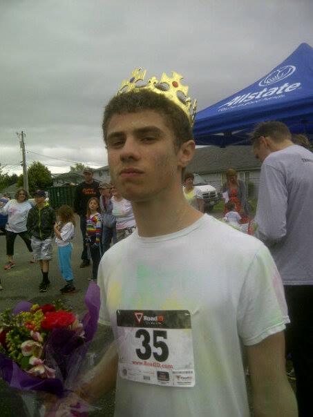 Nathan Kircher, king of the 5K. (Dawn Kircher photo)