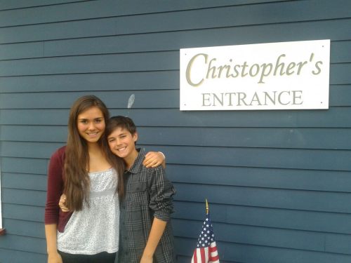 And then Amanda took her brother to dinner, where he was fed by renown chef Andreas Wurzrainer.