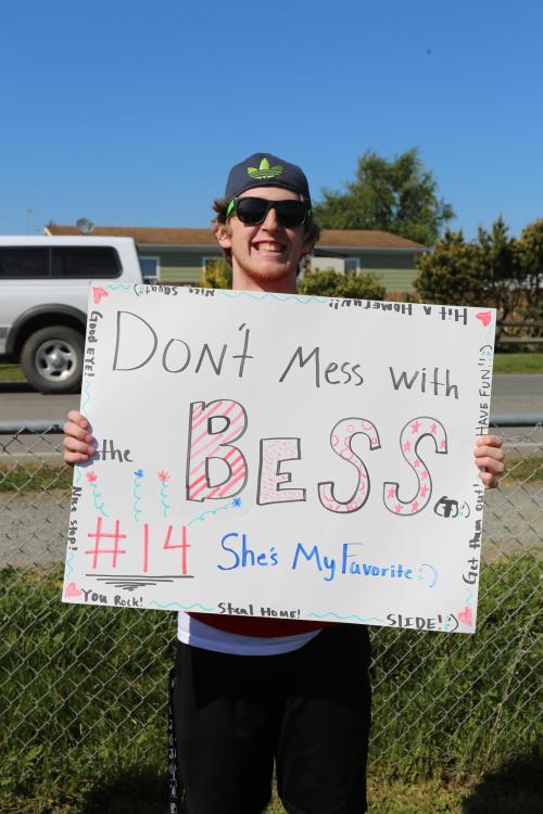 Josh Wilsey, super fan.