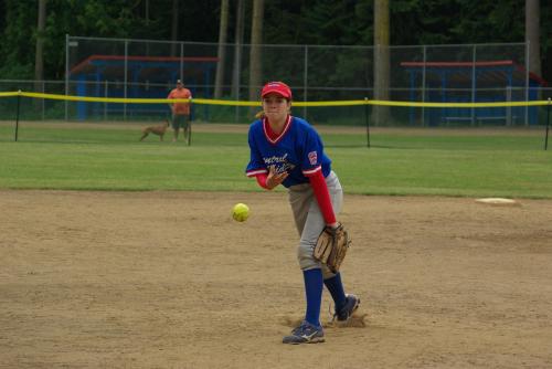 Katrina McGranahan fires in the pitch...
