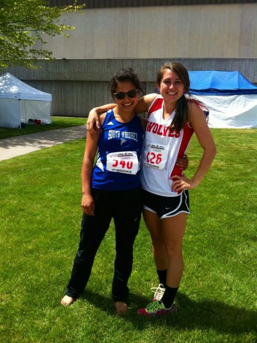 Tisa McPhee and South Whidbey's Anna Hood, kickin' butt for Whidbey Island.