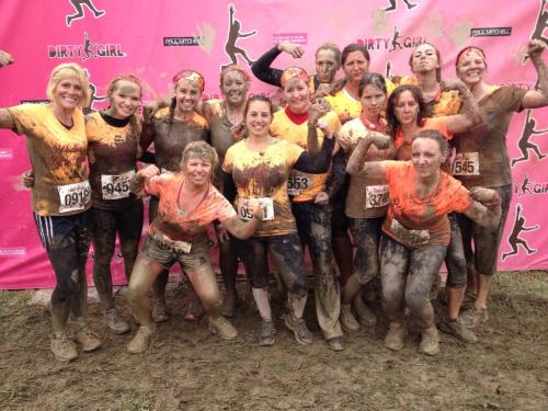 Dirty Divas -- post-race. (Robyn Myers photo)