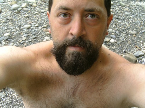 Having listened to "Thunderstruck" 12 straight times, I reach the proper mental zone to enter the water.