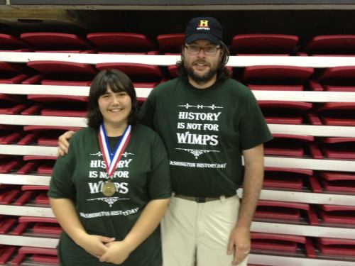 Barnes and coach Wilbur Purdue. (Mark Vessey photo)