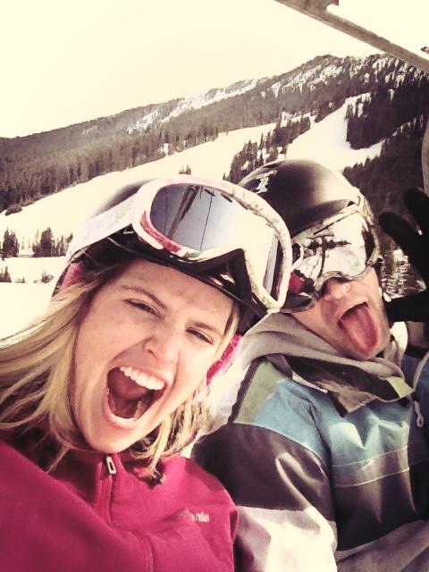 Kelsey and younger brother Jake.