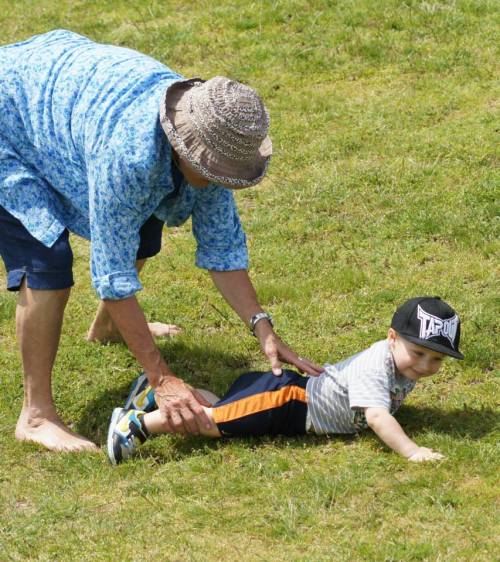 Attacked by groupies!