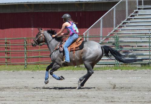 Madison Tisa McPhee and associate run fast. Really fast. (Sharon Edwards photo)