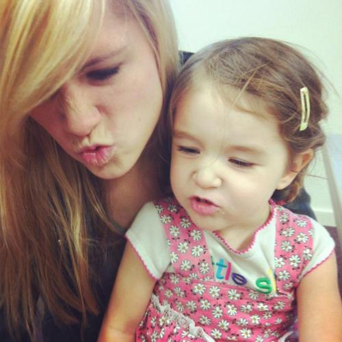 Mindy and part of her extensive fan club.