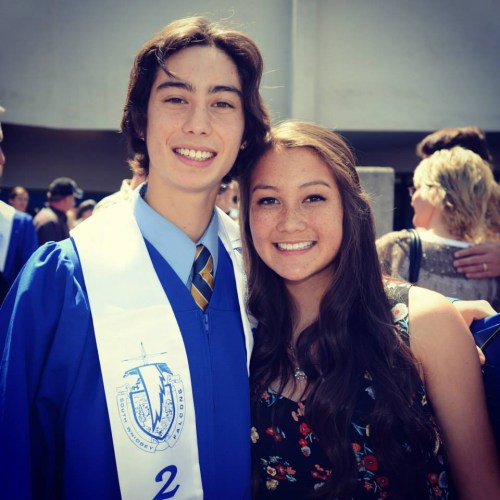 Maia Sparkman and older brother Guy.