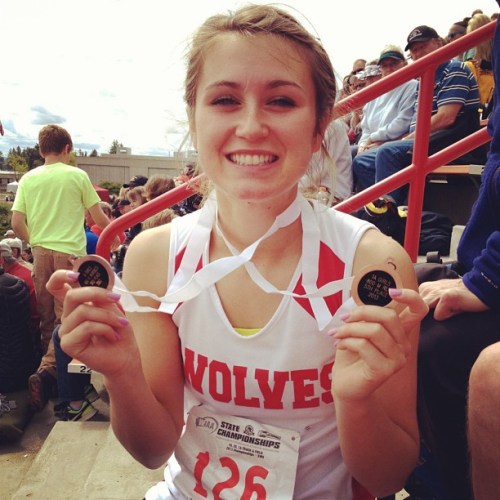 Almost as fast as when she got these.