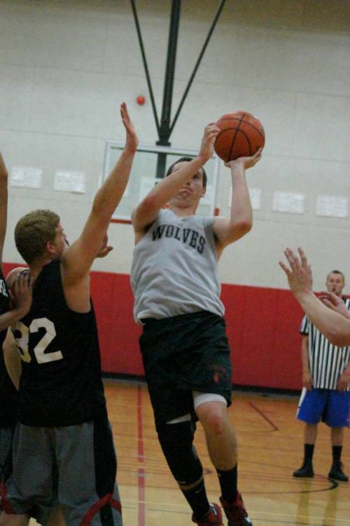 Trumbull roars to the hoop.