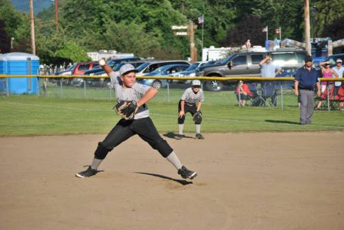 Central Whidbey was solid on the mound ...