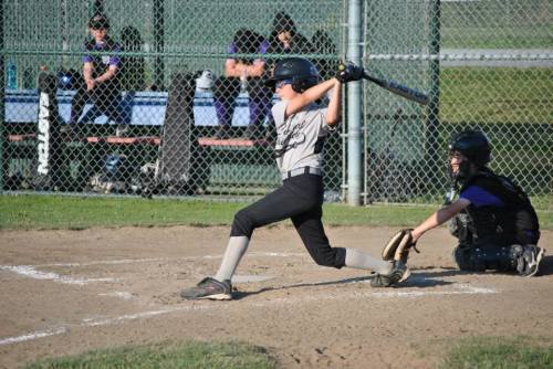 Nick Etzell swings from the heels.