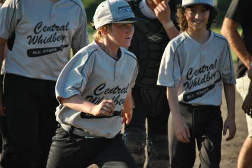 Bryce Payne takes a victory lap.