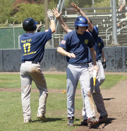Aaron Curtin emerges from the celebration.