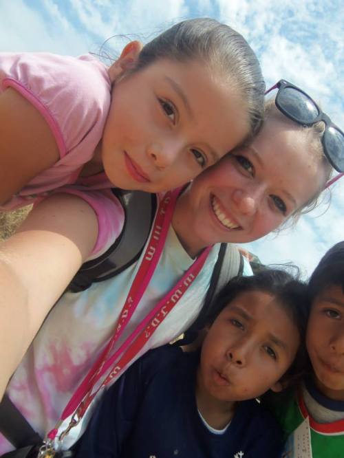 Holly Craggs and some of her many fans. (Holly Craggs photos)