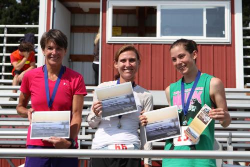 The best female runners from the half marathon.