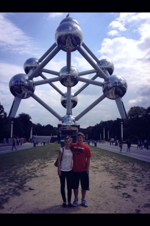 Farewell from The Atomium in Brussels.