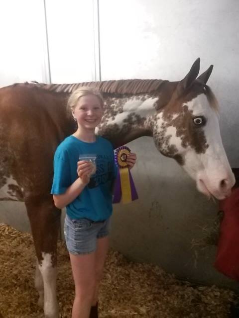 Roberts (and one seriously hyper-aware horse) bask in the moment. (Jennifer Eelkema-Roberts photo)