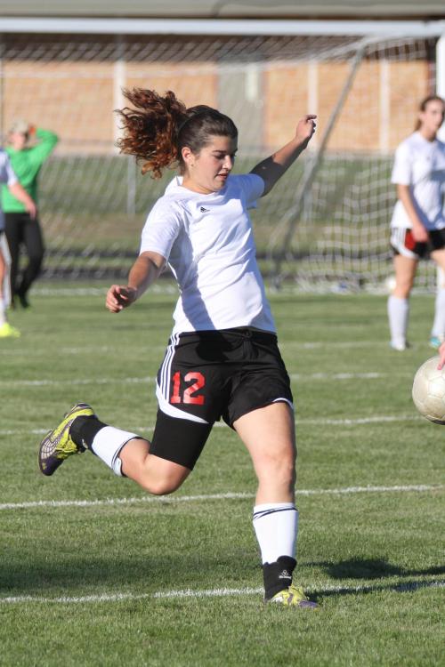 Joye Jackson delivers a booming kick.