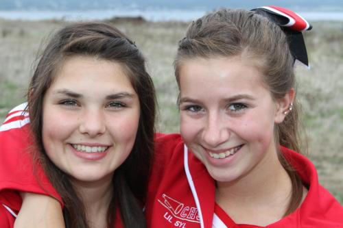 Jovanah Foote (left) and Sylvia Hurlburt.