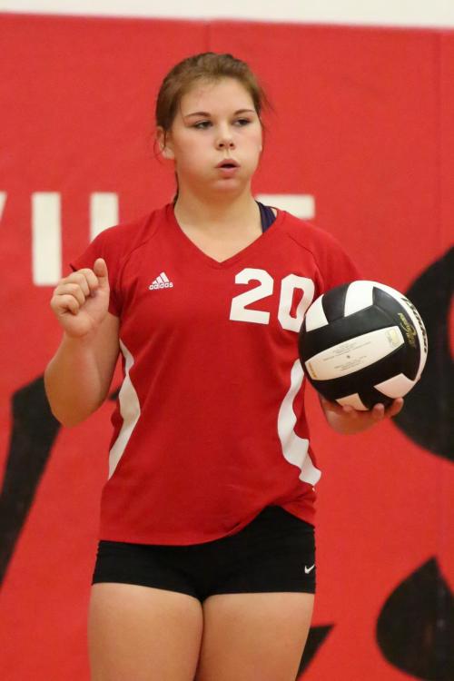 Madeline Strasburg takes a moment to catch her breath. (John Fisken photos)