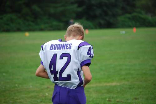 Sage Downs prepares for battle.