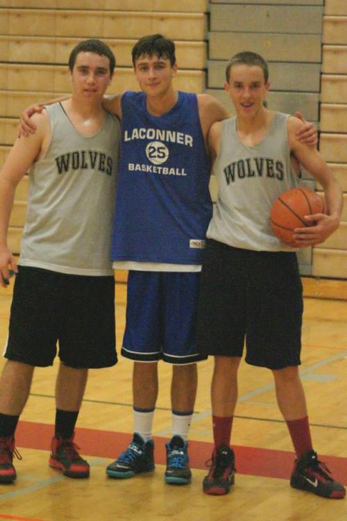 Trumbull, Ebersole and Joel Walstad smile for the camera.