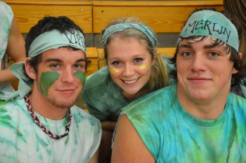 Seniors (l to r)( Ben Etzell, Breeanna Messner and Nick Streubel. (Robert Bishop photo)