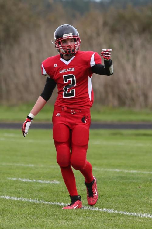 Cole Payne lays down the law: "We're gonna run right through there, 200 times!!" (John Fisken photo)