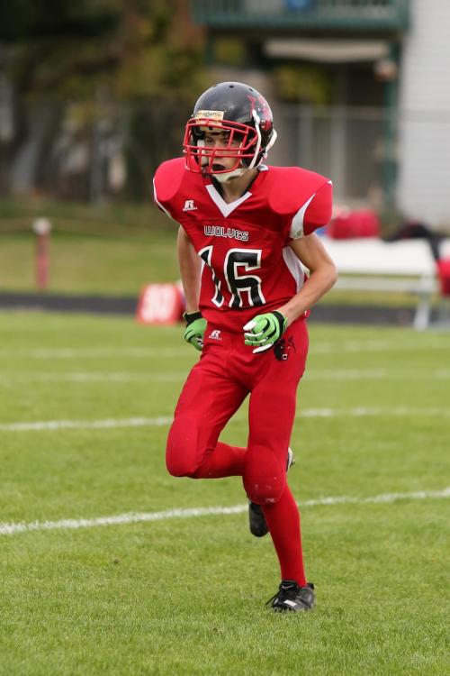 Freshman Mitchell Carroll had big plays on both sides of the ball.