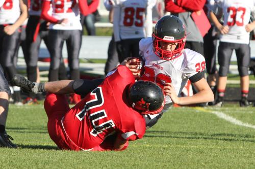 Brenden Gilbert brings down a Knight.