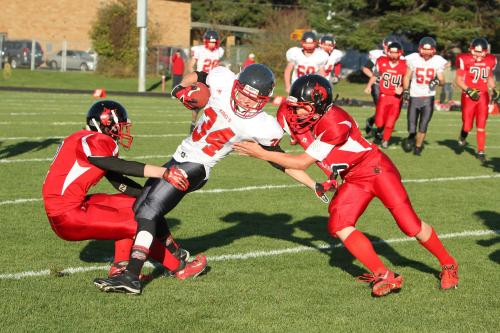 The tacklin' is not done just yet. (John Fisken photo)