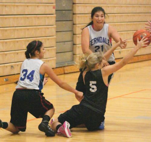 Breeana Messner (5), Queen of floor burns.