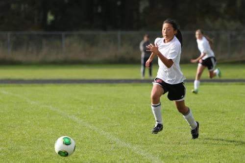 Freshman May Rose runs and guns.