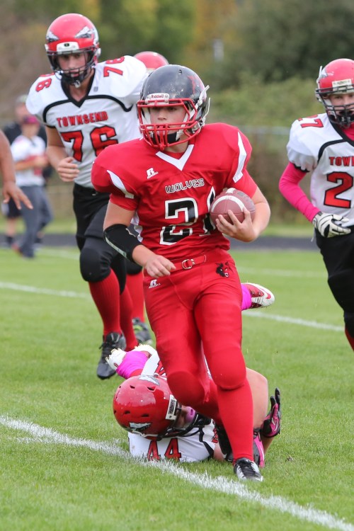 Mitchell Losey busts free for big yardage.